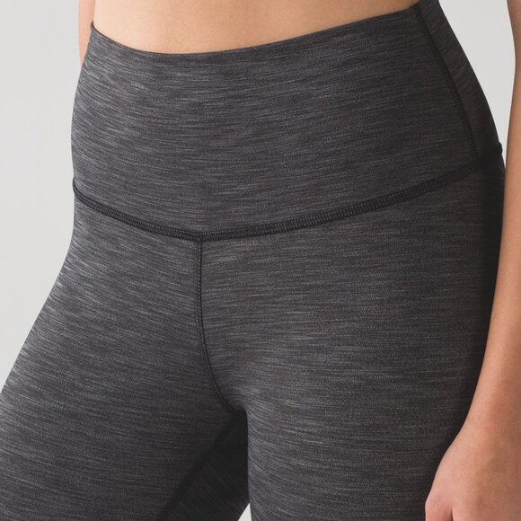 Lululemon High Times Pant Heathered Black size 12 - Picture 3 of 14